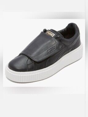 Puma Basket Platform Strap Shoes
